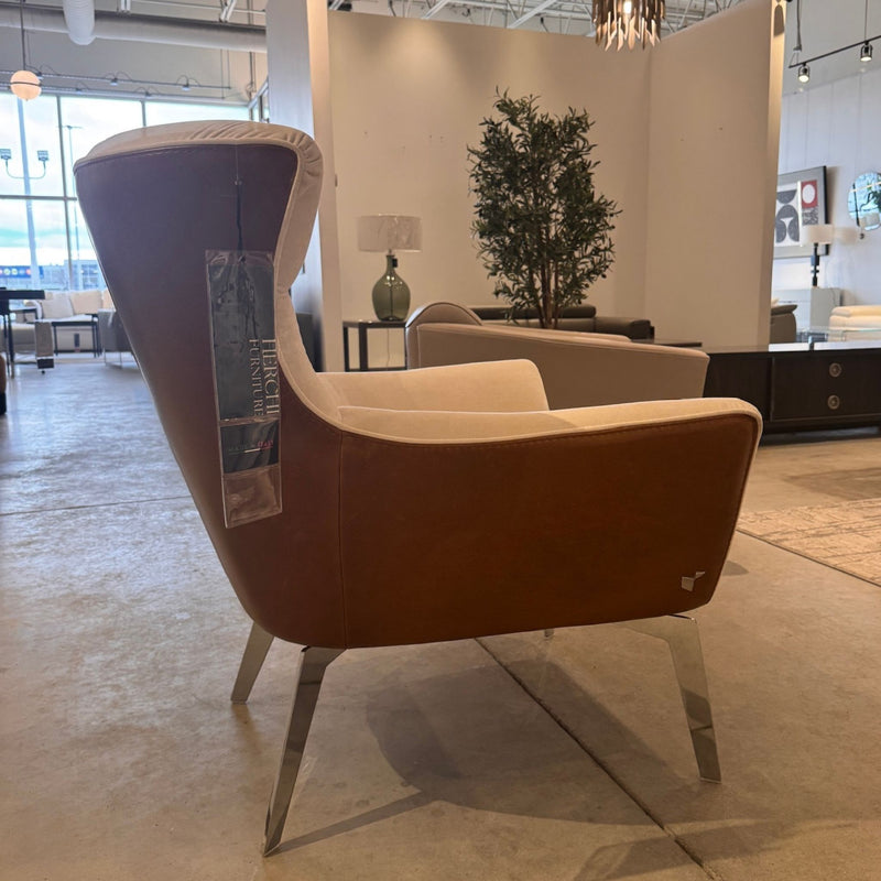 Jacquard Italian Low Back Chair