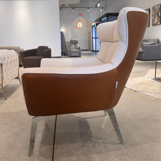 Jacquard Italian Low Back Chair