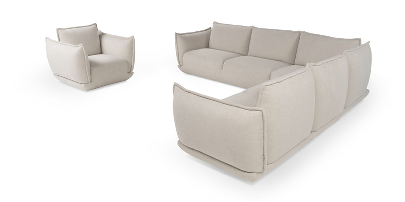 L'eclair Italian Sectional