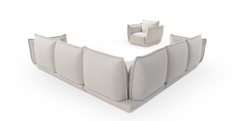 L'eclair Italian Sectional