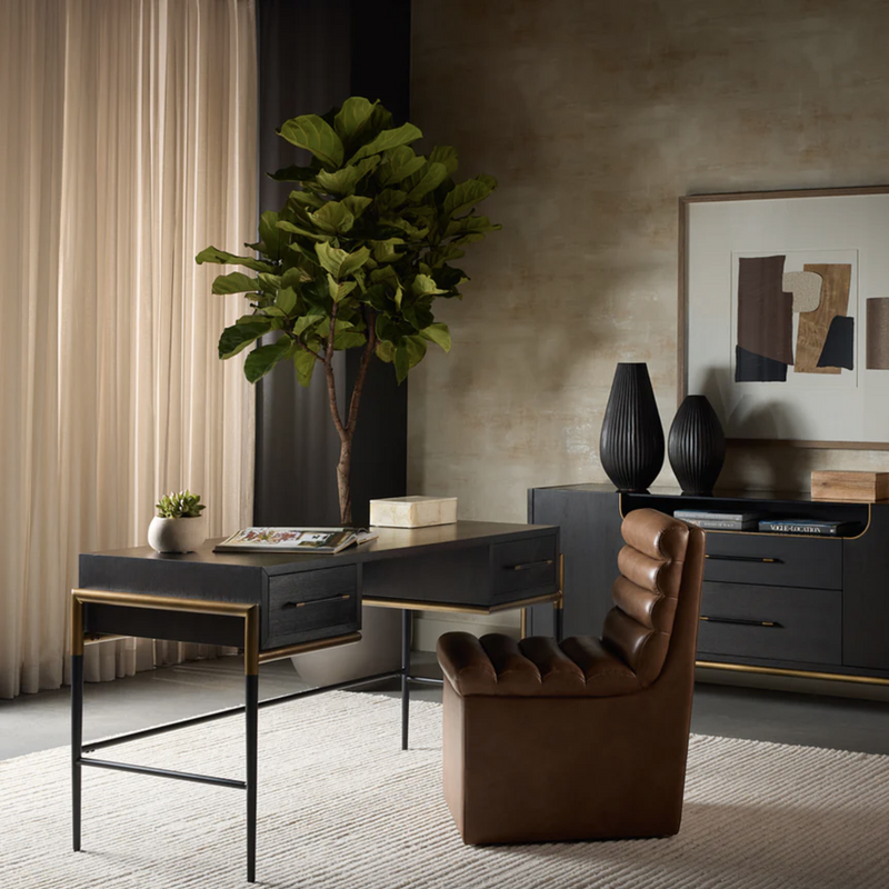 Norm Wheeled Dining Chair