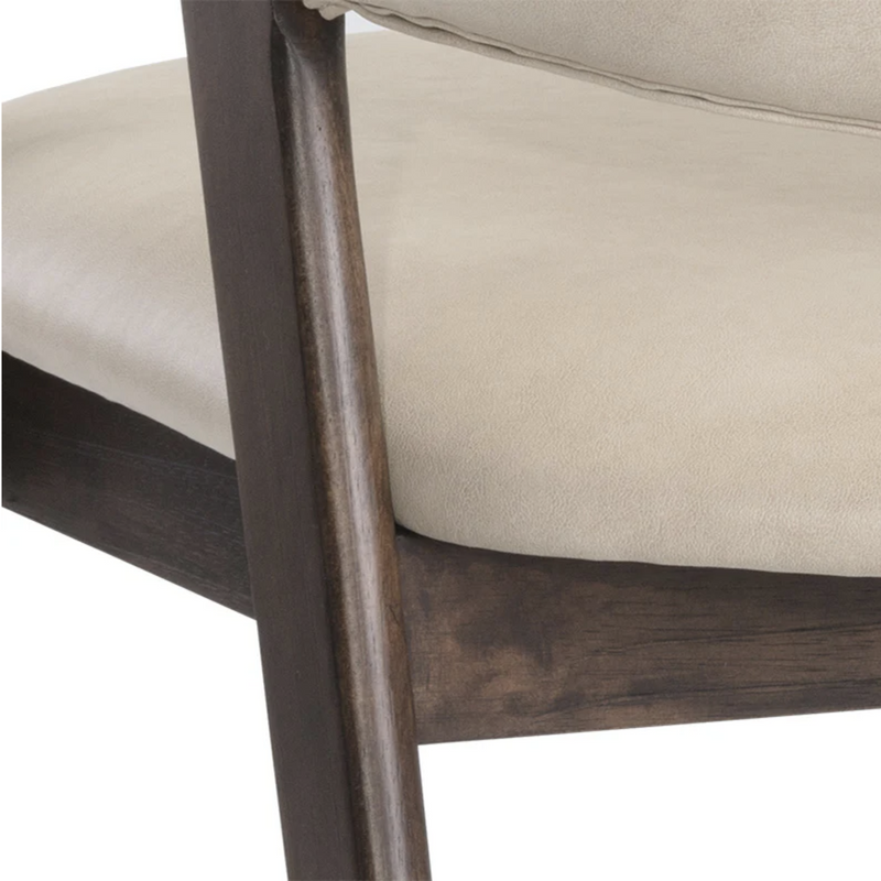 Milton Dining Armchair - Smoke Acacia