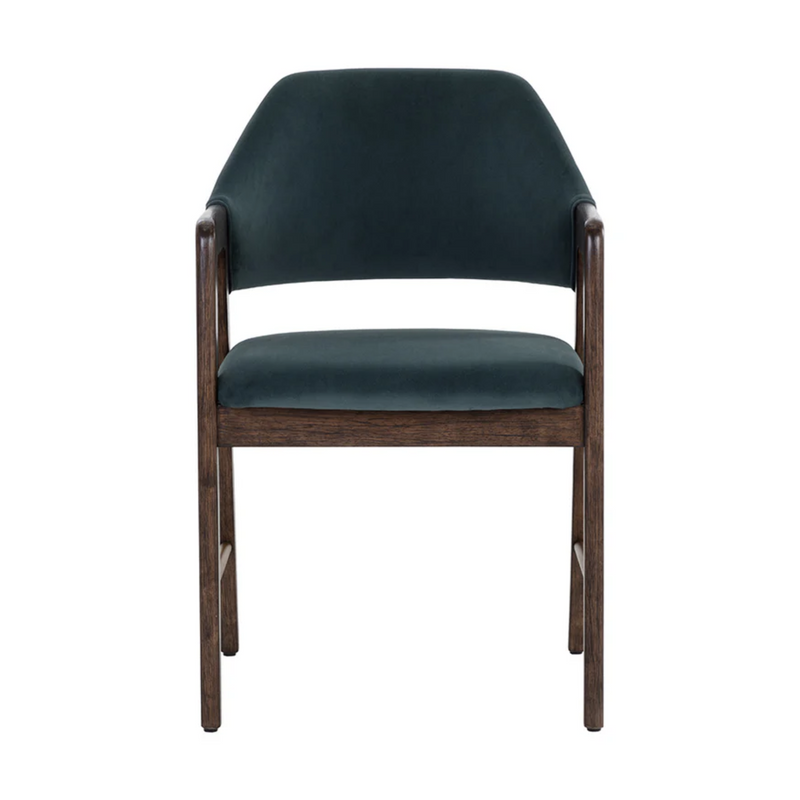 Milton Dining Armchair - Smoke Acacia