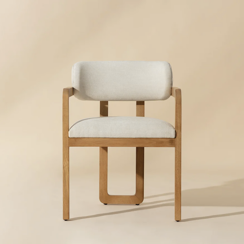 Madrone Dining Armchair - Rustic Oak