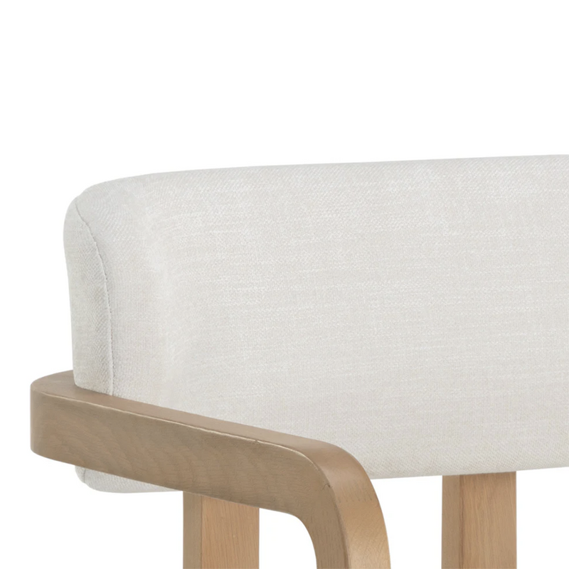 Madrone Dining Armchair - Rustic Oak