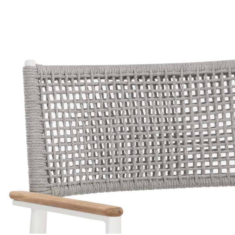 Nava Stackable Dining Armchair - White