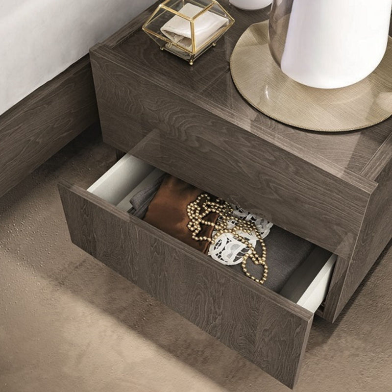 Tekno Italian Queen Bed + 2 Night Stand Set