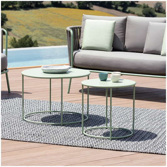 Lucy Italian Outdoor Coffee Table - 24"