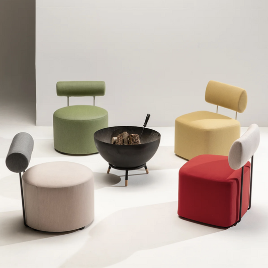 Gia Italian Outdoor Chair - Red
