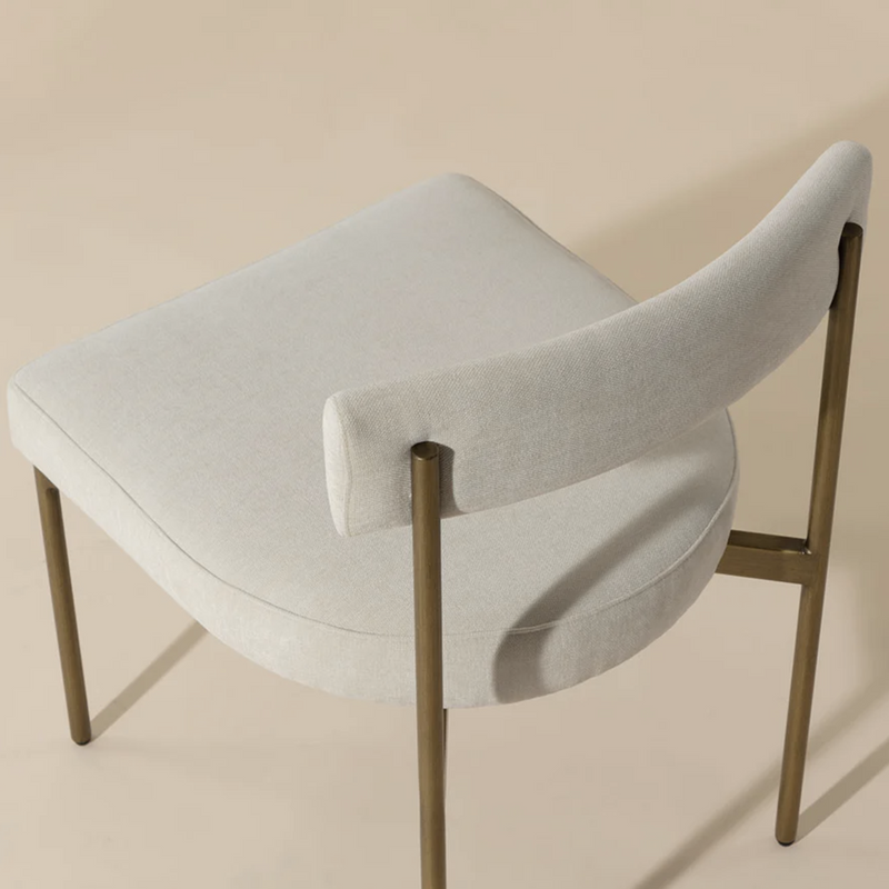 Seneca Dining Chair - Antique Brass