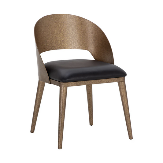Dezirae Dining Chair - Antique Brass