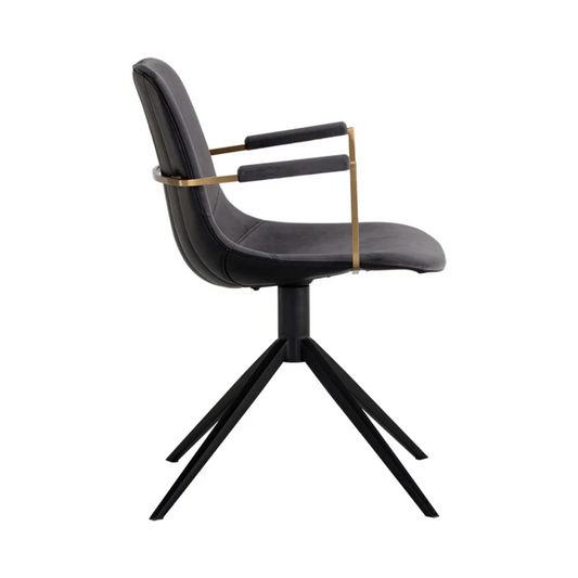 Cassius Swivel Dining Armchair