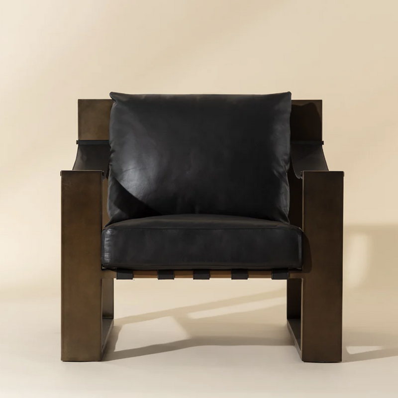Berke Lounge Chair - Antique Bronze