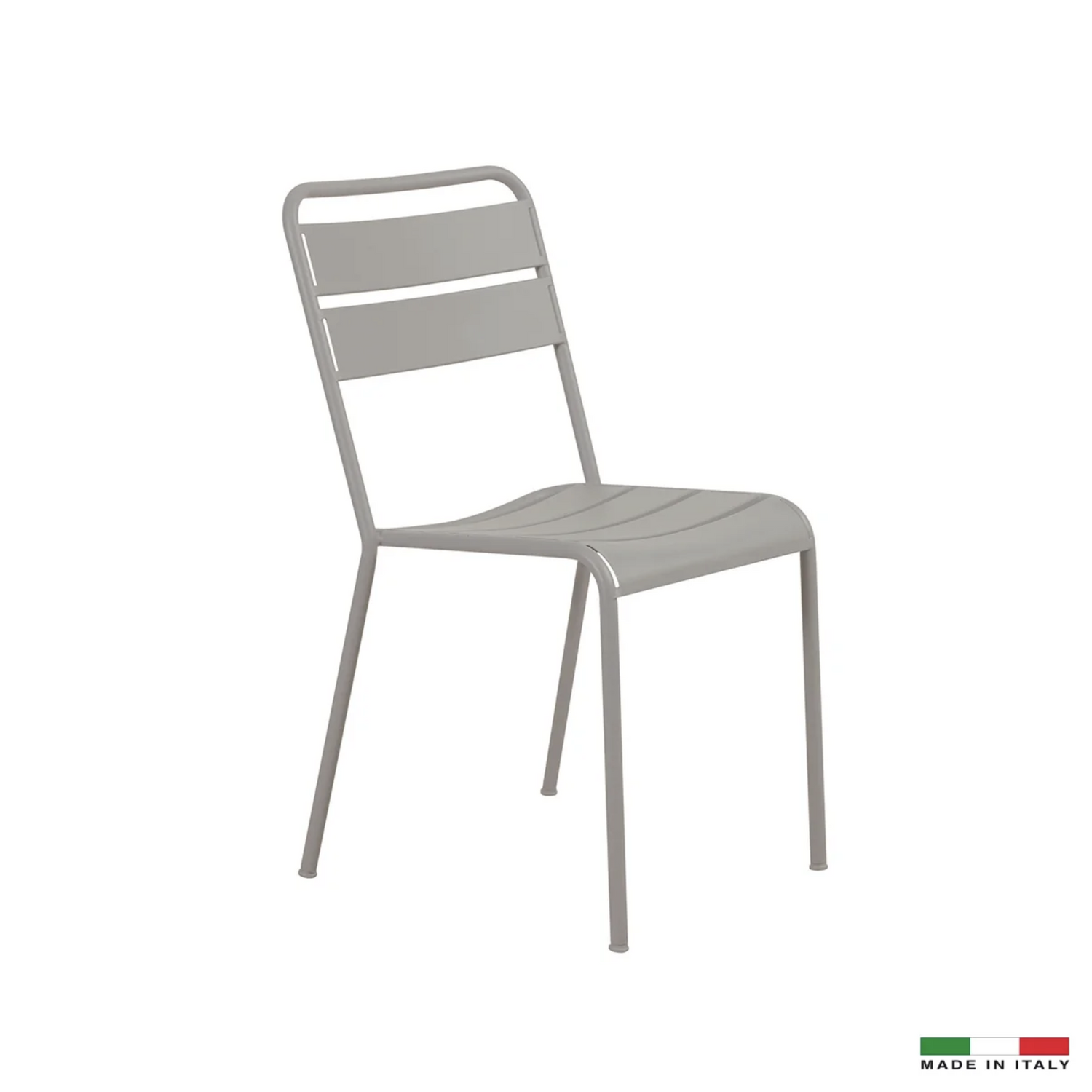 Twist Italian Outdoor Dining Chair - Mud Grey