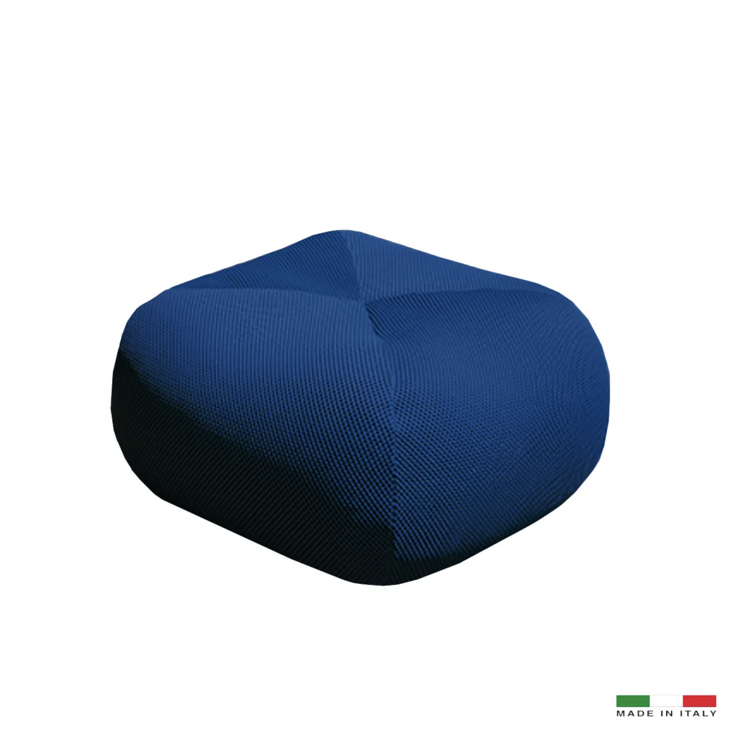Bosa Italian Outdoor Ottoman - Blue