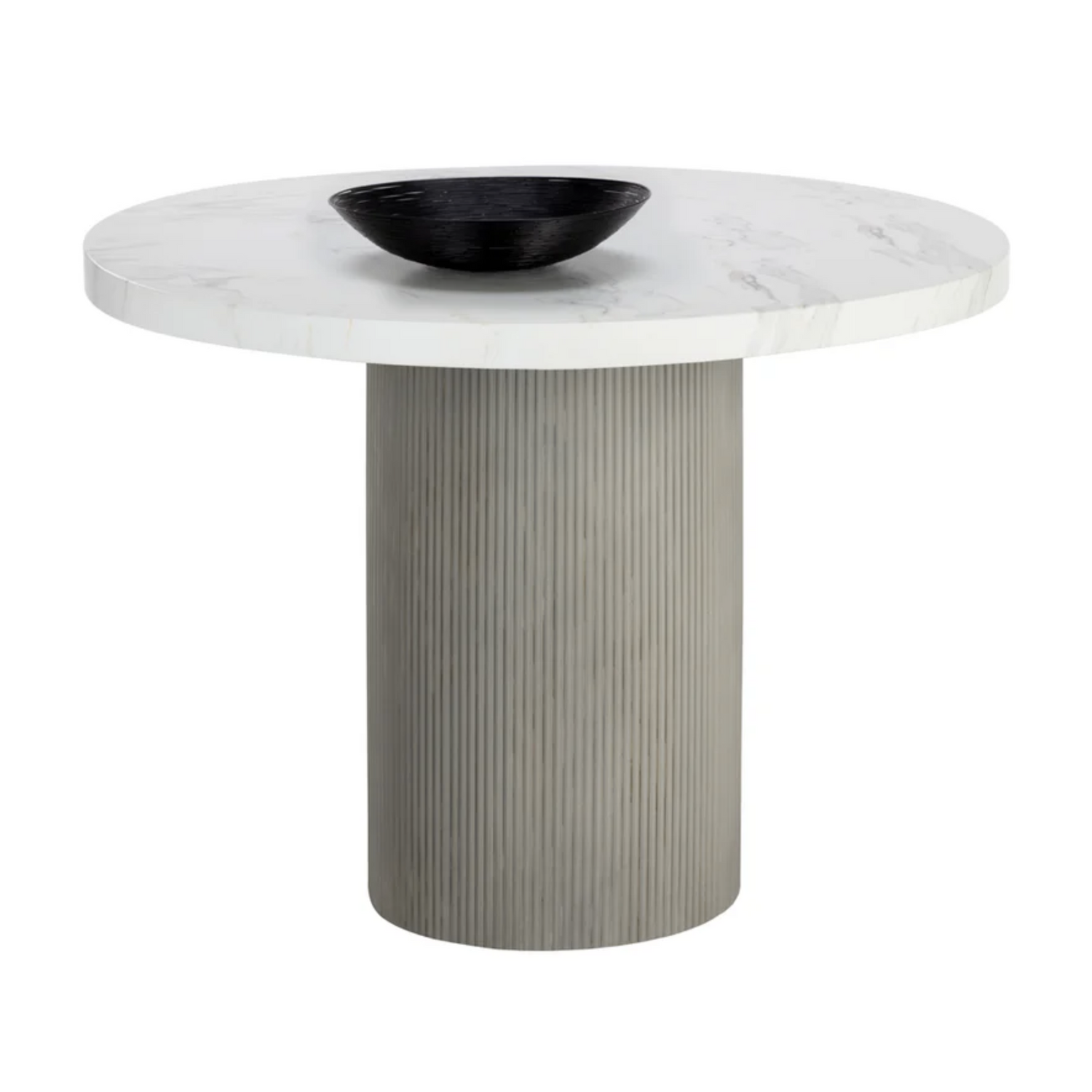 Nicolette Dining Table - Marble Look - 40"