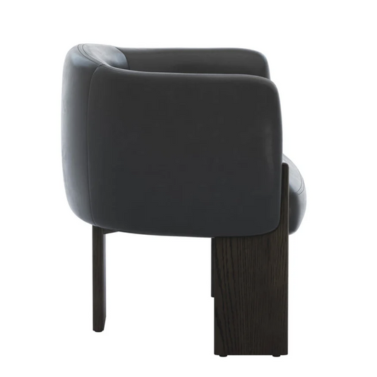 Trine Lounge Chair - Dark Brown
