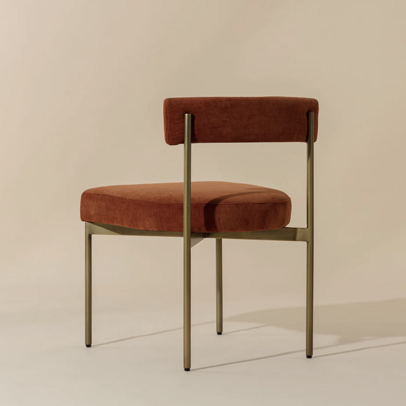Seneca Dining Chair - Antique Brass