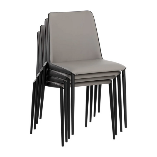 Renee Stackable Dining Chair - Black
