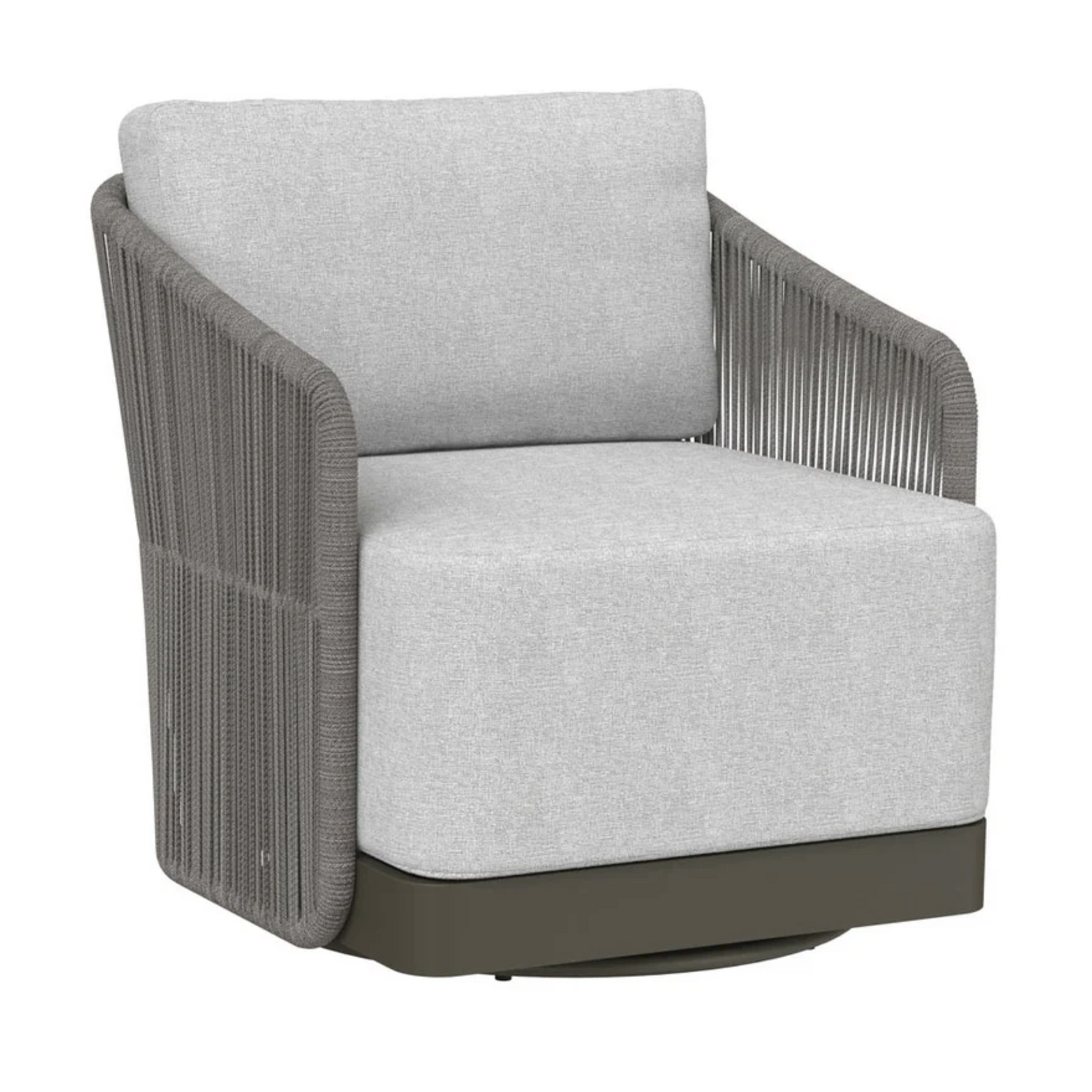 Allariz Swivel Armchair - Warm Grey