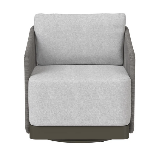 Allariz Swivel Armchair - Warm Grey