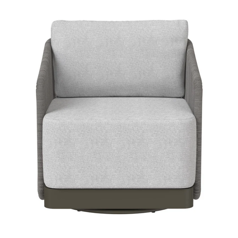 Allariz Swivel Armchair - Warm Grey
