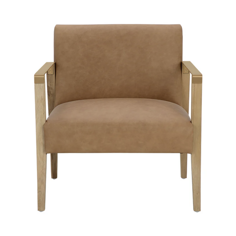 Earl Lounge Chair - Rustic Oak