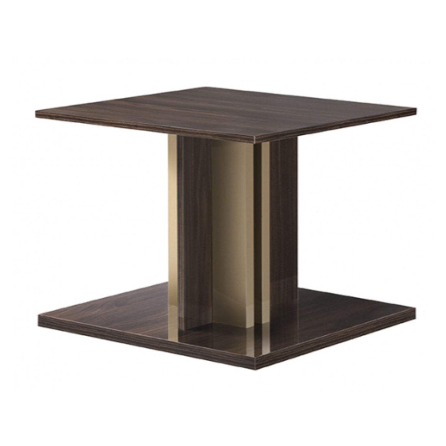 Volare Gold Italian Lamp Table