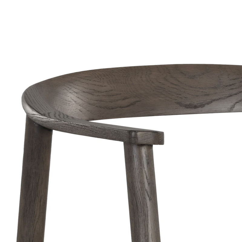 Jeremy Dining Armchair - Dark Brown