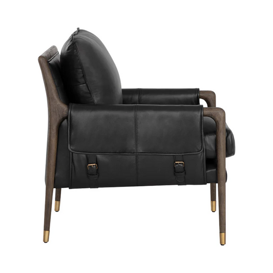 Mauti Armchair - Distressed Brown