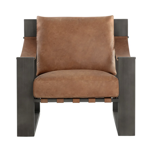 Berke Lounge Chair - Gunmetal