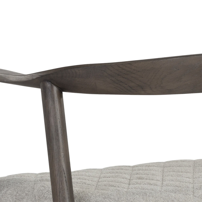 Jeremy Dining Armchair - Dark Brown