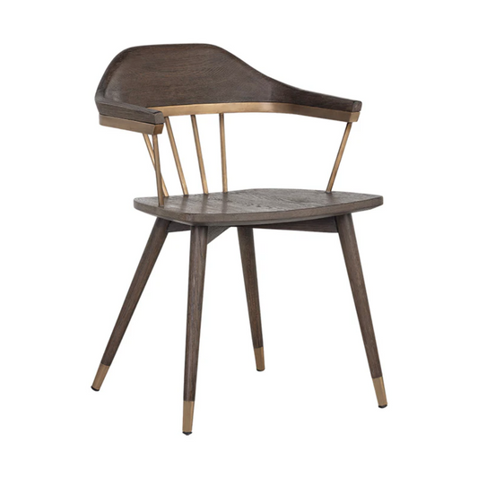 Demi Dining Chair - Distressed Brown