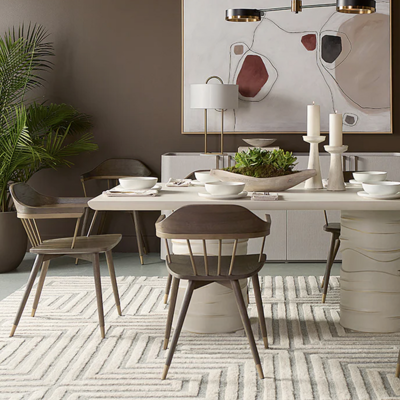 Demi Dining Chair - Distressed Brown