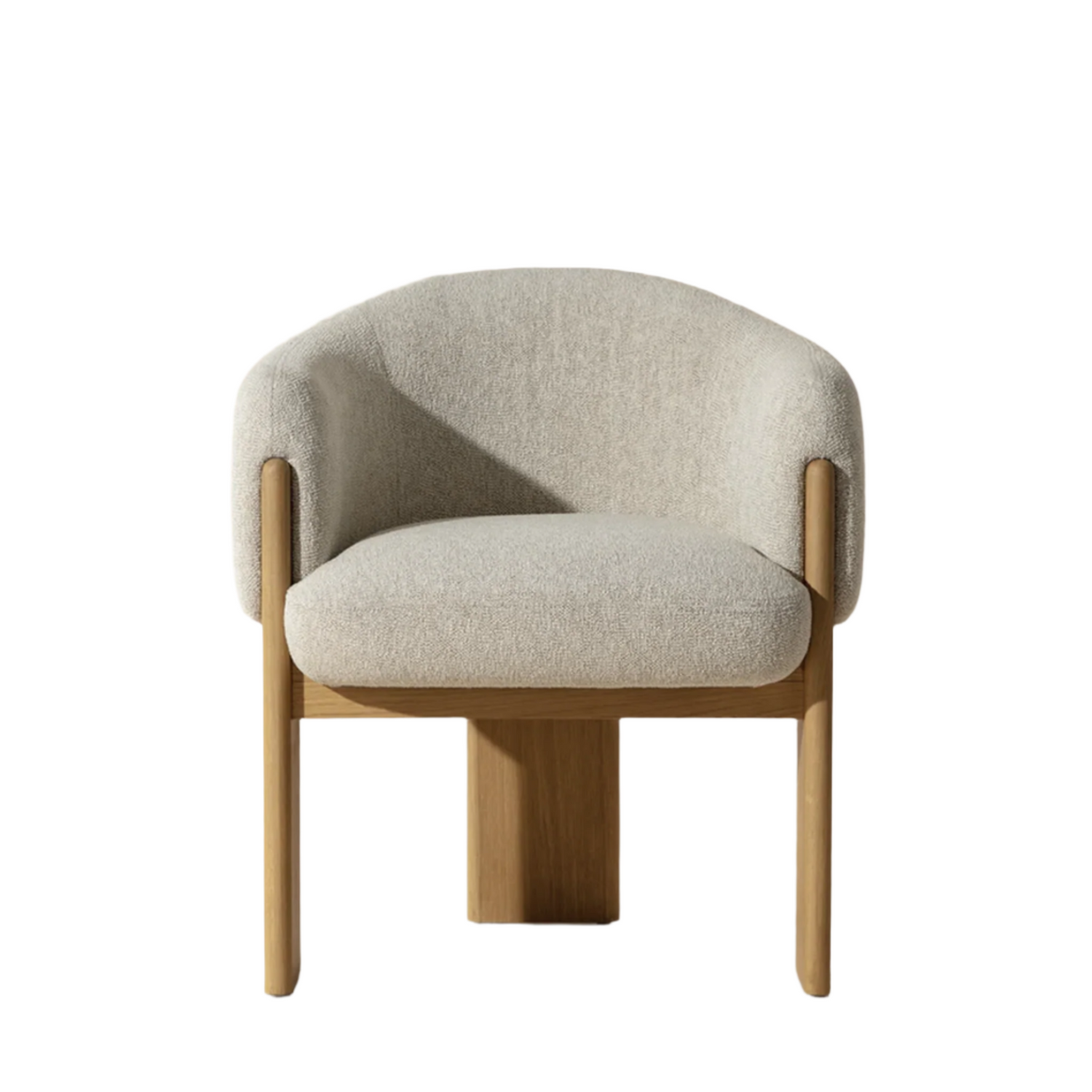 Trine Dining Armchair - Rustic Oak