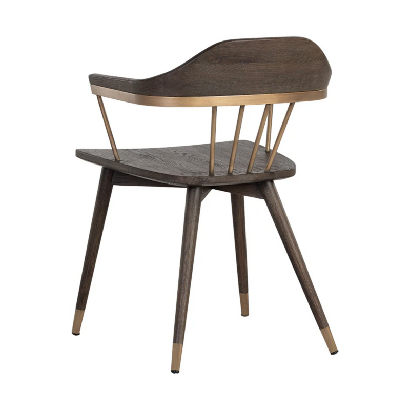 Demi Dining Chair - Distressed Brown