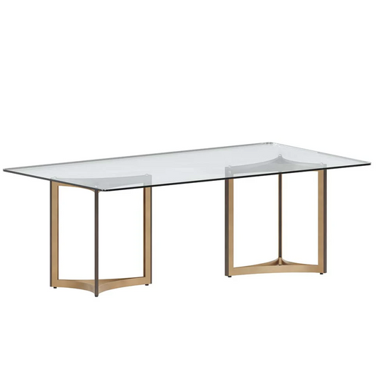 Glass Dining Table Top - 86.5" - Rectangular