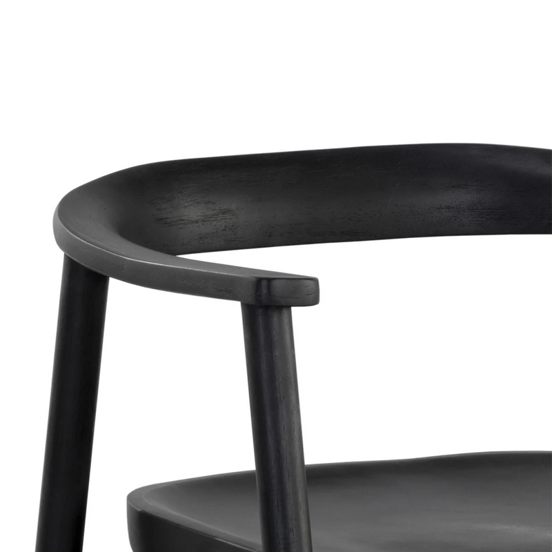 Jeremy Dining Armchair - Black