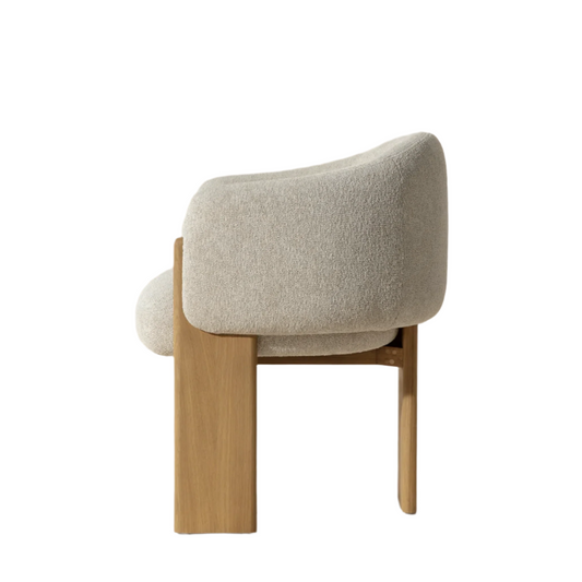 Trine Dining Armchair - Rustic Oak