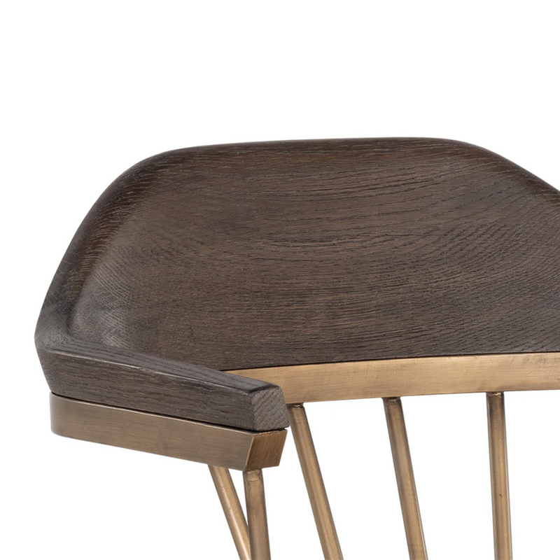 Demi Dining Chair - Distressed Brown
