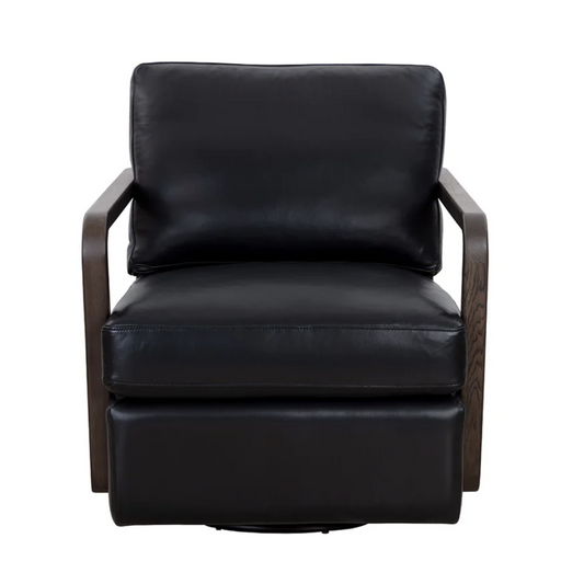 Castell Swivel Lounge Chair - Brown