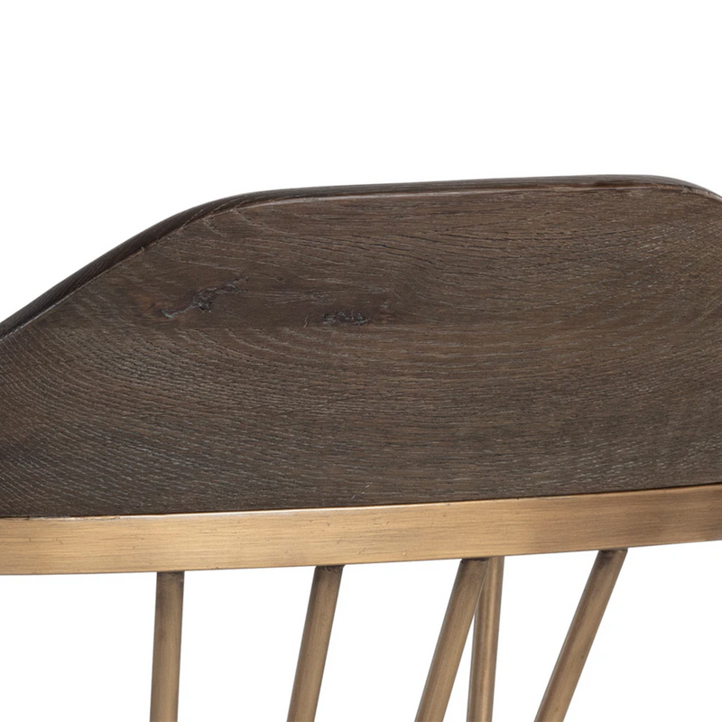Demi Dining Chair - Distressed Brown