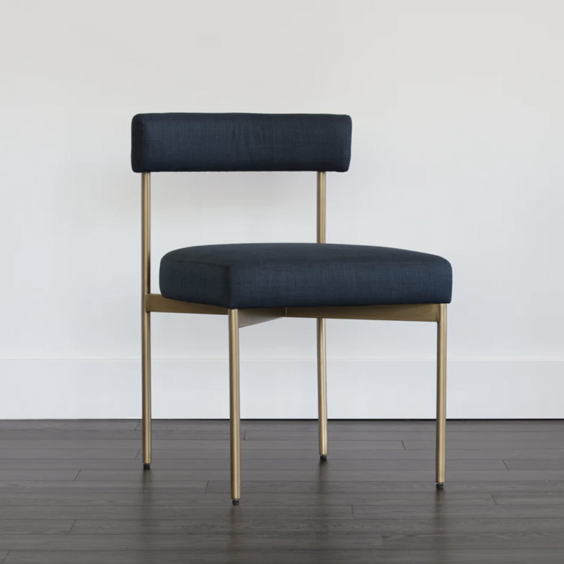 Seneca Dining Chair - Antique Brass