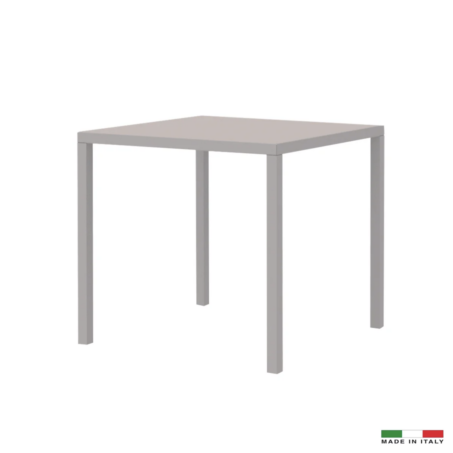 Quatris Italian Outdoor Dining Table - Mud Grey