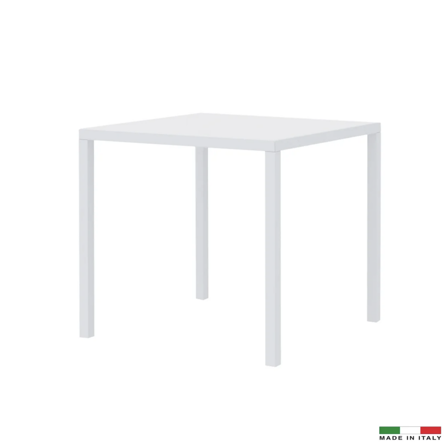 Quatris Italian Outdoor Dining Table - White