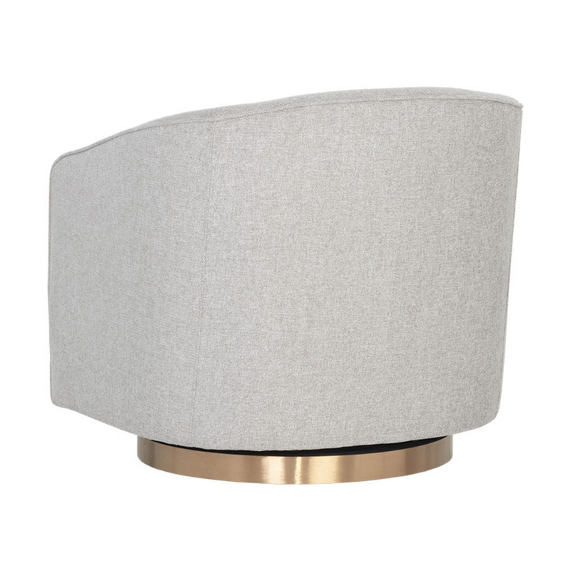 Hazel Swivel Lounge Chair - Gold