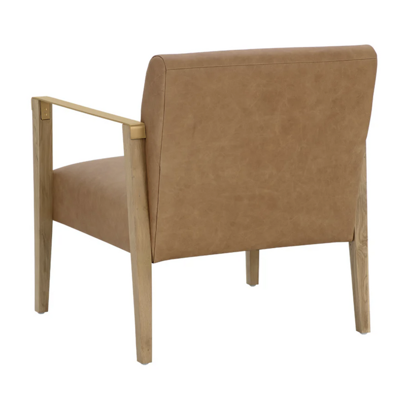 Earl Lounge Chair - Rustic Oak