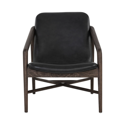 Cinelli Lounge Chair - Distressed Brown