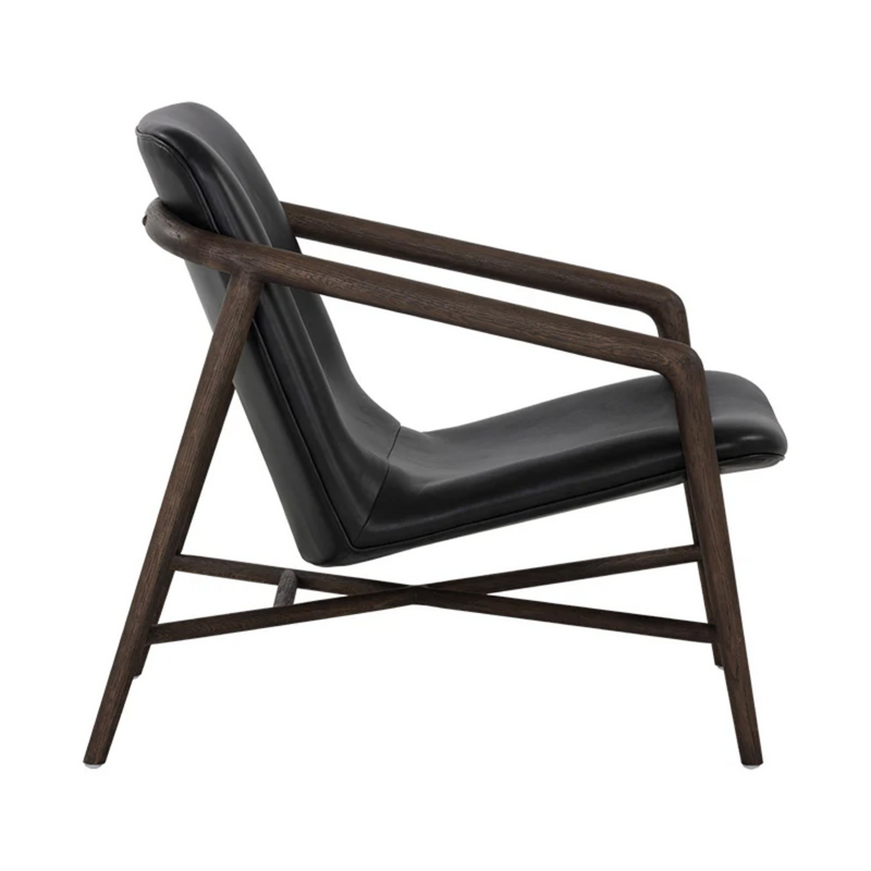 Cinelli Lounge Chair - Distressed Brown