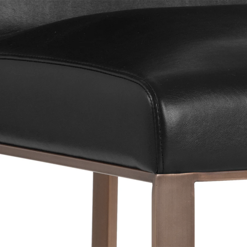 Dean Dining Chair - Antique Brass
